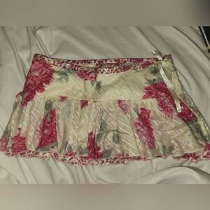 Vintage Abercrombie Silk Mini Skirt